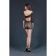 Мини-платье Moonlight Model 07 XS-L Black, глубокое декольте, открытая спинка