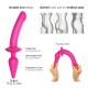 Анальна пробка з дилдо 2в1 Strap-On-Me SWITCH PLUG-IN DILDO Fuchsia L, діаметр 4,5/3,4 см