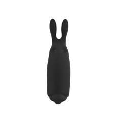 Віброкуля Adrien Lastic Pocket Vibe Rabbit Black зі стимулювальними вушками