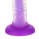 Светящийся в темноте фаллоимитатор ADDICTION Rave 8″ Glow in the Dark Dildo Purple Confetti , 20,3 см