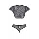 Комплект Passion LEAFA BIKINI black XXL/XXXL - ECO Passion