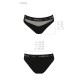 Трусики з прозорою вставкою Passion PS006 PANTIES M, black