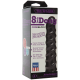 Дилдо Doc Johnson CodeBlack - 8 Inch Raging Vac-U-Lock со стимулирующим рельефом, диаметр 3,8см