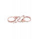 Наручники Fetish Tentation Premium Chick wrist cuffs in rose-gold metal