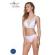 Топ з прозорою вставкою Passion PS002 TOP L, white