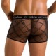 Мужские прозрачные боксеры Passion 032 SHORT JAMES L/XL Black, сетка