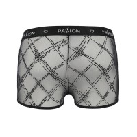 Мужские прозрачные боксеры Passion 032 SHORT JAMES L/XL Black, сетка
