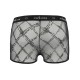 Мужские прозрачные боксеры Passion 032 SHORT JAMES L/XL Black, сетка
