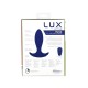 Анальная пробка с пульсацией Lux Active – Throb – 4.5" Anal Pulsating Massager, пульт ДУ