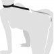 Анальный крюк 1 с ошейником из натуральной кожи Art of Sex - Anal hook, Черный