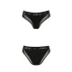 Трусики с прозрачной вставкой Passion PS002 PANTIES S, black