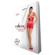 Бодистокинг мини-платье с бабочками Passion BS090 One Size red