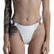 Трусики з натуральної шкіри Feral Feelings - String Bikini White