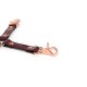 Шкіряна хрестовина Liebe Seele Wine Red Hogtie