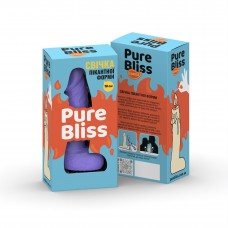 Свічка у вигляді члена Pure Bliss BIG Violet 18 см