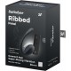 Виброяйцо Satisfyer Ribbed Petal Connect App Black