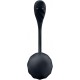 Виброяйцо Satisfyer Ribbed Petal Connect App Black