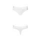 Трусики-бразилиана из хлопка Passion PS005 PANTIES L, white