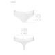 Трусики-бразилиана из хлопка Passion PS005 PANTIES L, white