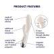 Вибратор-кролик Satisfyer Spinning Rabbit 1 Beige