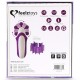 Стимулятор з імітацією оральних пестощів FeelzToys - Clitella Oral Clitoral Stimulator Purple