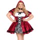 Эротический костюм Красной шапочки Leg Avenue Gothic Red Riding Hood 3X–4X, платье, накидка