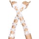 Мітенки Leg Avenue Butterfly applique arm warmers White, метелики