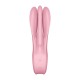 Кліторальний вібратор Satisfyer Threesome 1 Pink з трьома гнучкими пальчиками