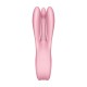 Кліторальний вібратор Satisfyer Threesome 1 Pink з трьома гнучкими пальчиками