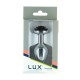 Металлическая анальная пробка Lux Active с розой - Rose Anal Plug - Black, вибропуля в подарок