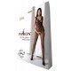 Бодистокинг с крыльями Passion BS098 One Size, black, средняя сетка, открытый доступ