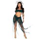 Эротический костюм Медузы Горгоны Leg Avenue Medusa Costume XS, топ, юбка, нарукавники, украшения