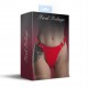 Трусики з натуральної шкіри Feral Feelings - String Bikini Red