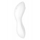 Вакуумний смарт-стимулятор із вібрацією Satisfyer Curvy Trinity 5 (White), керування зі смартфона