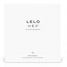 Презервативи LELO HEX Condoms Original 36 Pack, тонкі та суперміцні