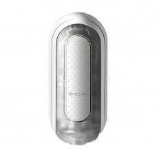 Вібромастурбатор Tenga Flip Zero Electronic Vibration White, змінна інтенсивність, розкладний