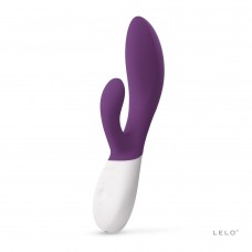 Вібратор-кролик LELO Ina Wave 2 Plum, манливий рух стовбура + вібрації