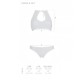 Комплект: бра, трусики с ажурным декором и открытым шагом URSULA SET L/XL, white