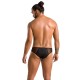 Мужские слипы на молнии Passion 042 SLIP TIMMY S/M Black, экокожа, сетка