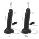 Кончающий фаллоимитатор Strap-On-Me Squirting Cum Dildo Realistic Black, диам. 3,9 см, силикон