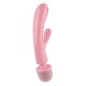 Вибратор-кролик с вибромассажером Satisfyer Triple Lover Pink, 3 мотора