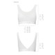 Топ с прозрачной вставкой Passion PS002 TOP S, white