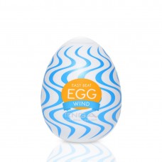 Мастурбатор-яйце Tenga Egg Wind із зиґзаґоподібним рельєфом