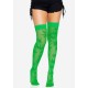 Панчохи з малюнком Leg Avenue 420 Net thigh highs Green