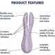 Кліторальний вібратор Satisfyer Threesome 2 Violet