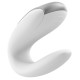 Смарт-вибратор для пар Satisfyer Double Fun (White) с пультом ДУ