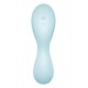 Вакуумный смарт-стимулятор с вибрацией Satisfyer Curvy Trinity 5 (Blue), управление со смартфона