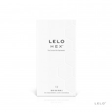 Презервативи LELO HEX Condoms Original 12 Pack, тонкі та суперміцні