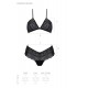 Комплект Passion KERRIA BIKINI black, L/XL, бралет і трусики-бікіні