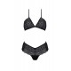 Комплект Passion KERRIA BIKINI black, L/XL, бралет і трусики-бікіні